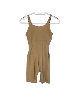 NWT Maidenform Body Shaper Beige Small Singlet Slimmer V Neck Core Shapewear